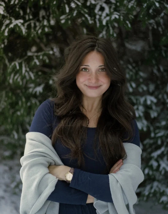 A portrait of Shea looking at the camera.